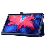 Stand flip sleepcover hoes Donkerblauw voor de Lenovo Tab P11 / P11 Plus