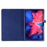 Stand flip sleepcover hoes Donkerblauw voor de Lenovo Tab P11 / P11 Plus