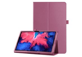 Lunso - Stand flip sleepcover hoes - Lenovo Tab P11 / P11 Plus - Paars
