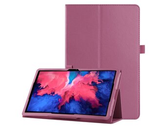Lunso - Stand flip sleepcover hoes - Lenovo Tab P11 / P11 Plus - Paars