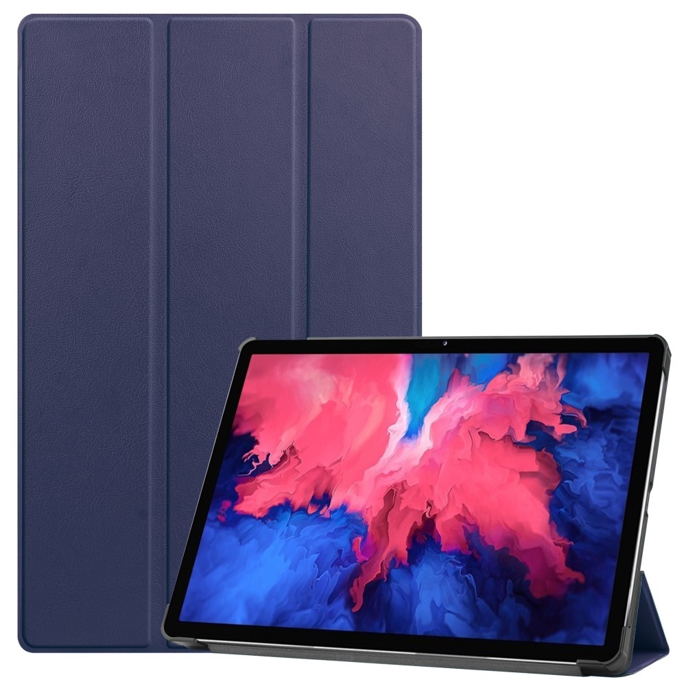 3-Vouw sleepcover hoes Donkerblauw voor de Lenovo Tab P11 Pro