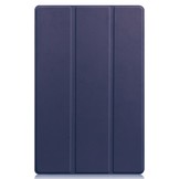 3-Vouw sleepcover hoes Donkerblauw voor de Lenovo Tab P11 Pro