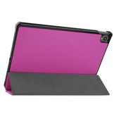 3-Vouw sleepcover hoes Paars voor de Lenovo Tab P11 Pro