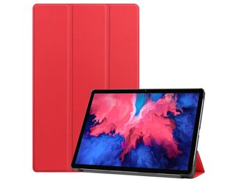 3-Vouw sleepcover hoes - Lenovo Tab P11 Pro  - Rood