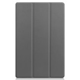 3-Vouw sleepcover hoes Grijs voor de Lenovo Tab P11 Pro