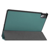 3-Vouw sleepcover hoes Groen voor de Lenovo Tab P11 Pro