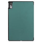 3-Vouw sleepcover hoes Groen voor de Lenovo Tab P11 Pro