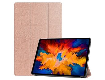 3-Vouw sleepcover hoes - Lenovo Tab P11 Pro  - Roze Goud