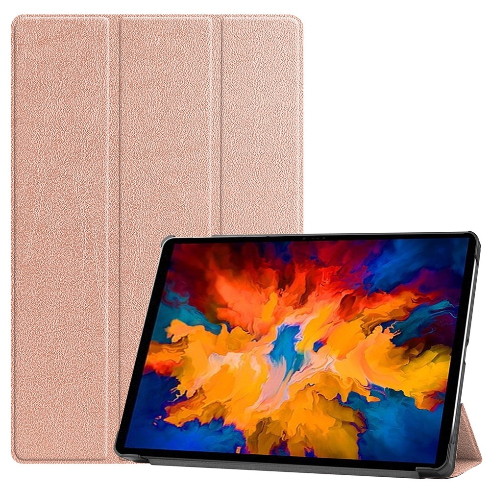3-Vouw sleepcover hoes Roze Goud voor de Lenovo Tab P11 Pro
