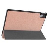 3-Vouw sleepcover hoes Roze Goud voor de Lenovo Tab P11 Pro