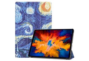 3-Vouw sleepcover hoes - Lenovo Tab P11 Pro - Van Gogh Schilderij