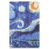 3-Vouw sleepcover hoes Van Gogh Schilderij voor de Lenovo Tab P11 Pro