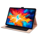 Luxe stand flip sleepcover hoes Zwart voor de Lenovo Tab P11 Pro