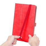 Luxe stand flip sleepcover hoes Rood voor de Lenovo Tab P11 Pro