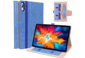 Luxe stand flip sleepcover hoes - Lenovo Tab P11 Pro - Blauw
