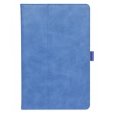 Luxe stand flip sleepcover hoes Blauw voor de Lenovo Tab P11 Pro