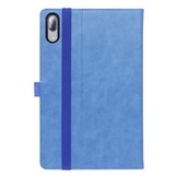 Luxe stand flip sleepcover hoes Blauw voor de Lenovo Tab P11 Pro