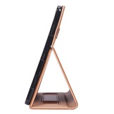 Luxe stand flip sleepcover hoes Bruin voor de Lenovo Tab P11 Pro
