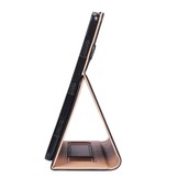 Luxe stand flip sleepcover hoes Zwart voor de Lenovo Tab P11 en Lenovo Tab P11 Plus