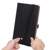 Luxe stand flip sleepcover hoes Zwart voor de Lenovo Tab P11 en Lenovo Tab P11 Plus