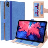 Luxe stand flip sleepcover hoes Blauw voor de Lenovo Tab P11 / P11 Plus