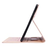 Luxe stand flip sleepcover hoes Roze Goud voor de Lenovo Tab P11 / P11 Plus