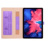 Luxe stand flip sleepcover hoes Paars voor de Lenovo Tab P11 / P11 Plus