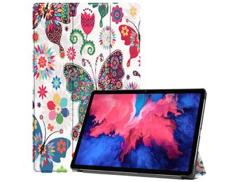 3-Vouw sleepcover hoes - Lenovo Tab P11 / P11 Plus - Vlinders