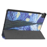 3-Vouw sleepcover hoes Van Gogh Schilderij voor de Lenovo Tab P11 / P11 Plus