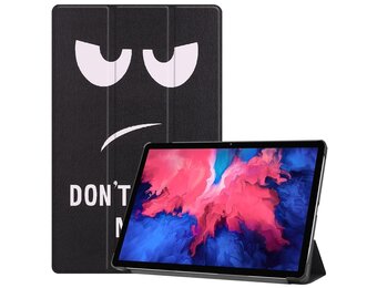 3-Vouw sleepcover hoes - Lenovo Tab P11 / P11 Plus - Don't Touch