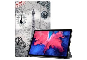 3-Vouw sleepcover hoes - Lenovo Tab P11 / P11 Plus - Eiffeltoren