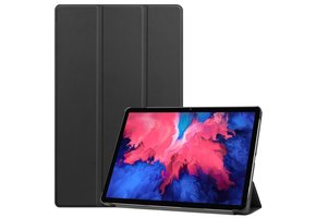 3-Vouw sleepcover hoes - Lenovo Tab P11 / P11 Plus - Zwart