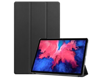 3-Vouw sleepcover hoes - Lenovo Tab P11 / P11 Plus - Zwart