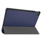 3-Vouw sleepcover hoes Donkerblauw voor de Lenovo Tab P11 / P11 Plus
