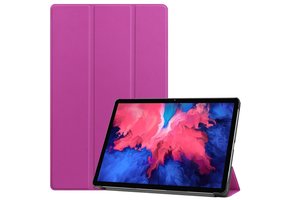 3-Vouw sleepcover hoes - Lenovo Tab P11 / P11 Plus - Paars