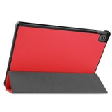 3-Vouw sleepcover hoes Rood voor de Lenovo Tab P11 / P11 Plus