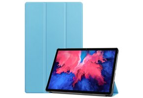 3-Vouw sleepcover hoes - Lenovo Tab P11 / P11 Plus - Lichtblauw