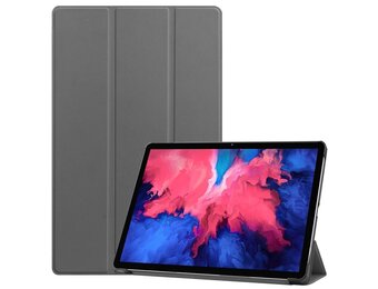 3-Vouw sleepcover hoes - Lenovo Tab P11 / P11 Plus - Grijs