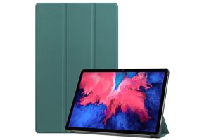3-Vouw sleepcover hoes - Lenovo Tab P11 / P11 Plus - Groen