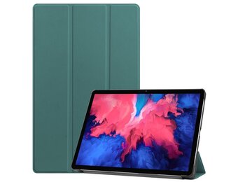 3-Vouw sleepcover hoes - Lenovo Tab P11 / P11 Plus - Groen