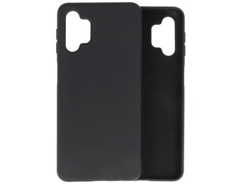 Lunso - Softcase hoes -  Samsung Galaxy A32  - Zwart