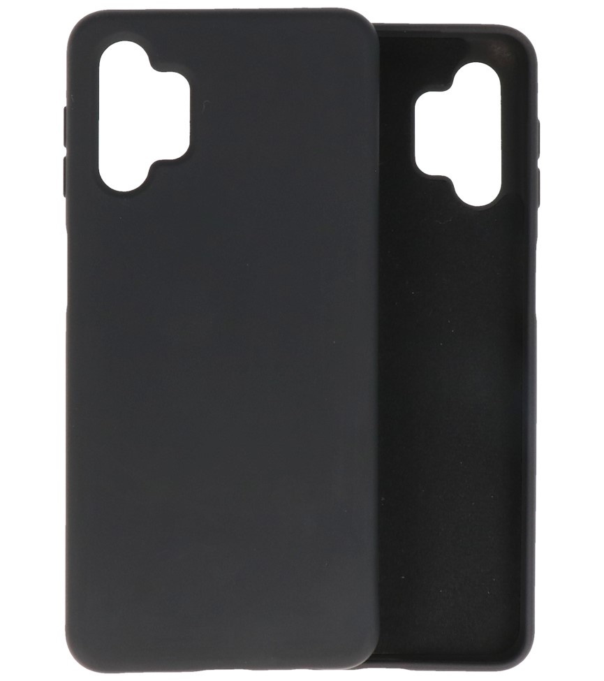 Softcase hoes voor de Samsung Galaxy A32 zwart