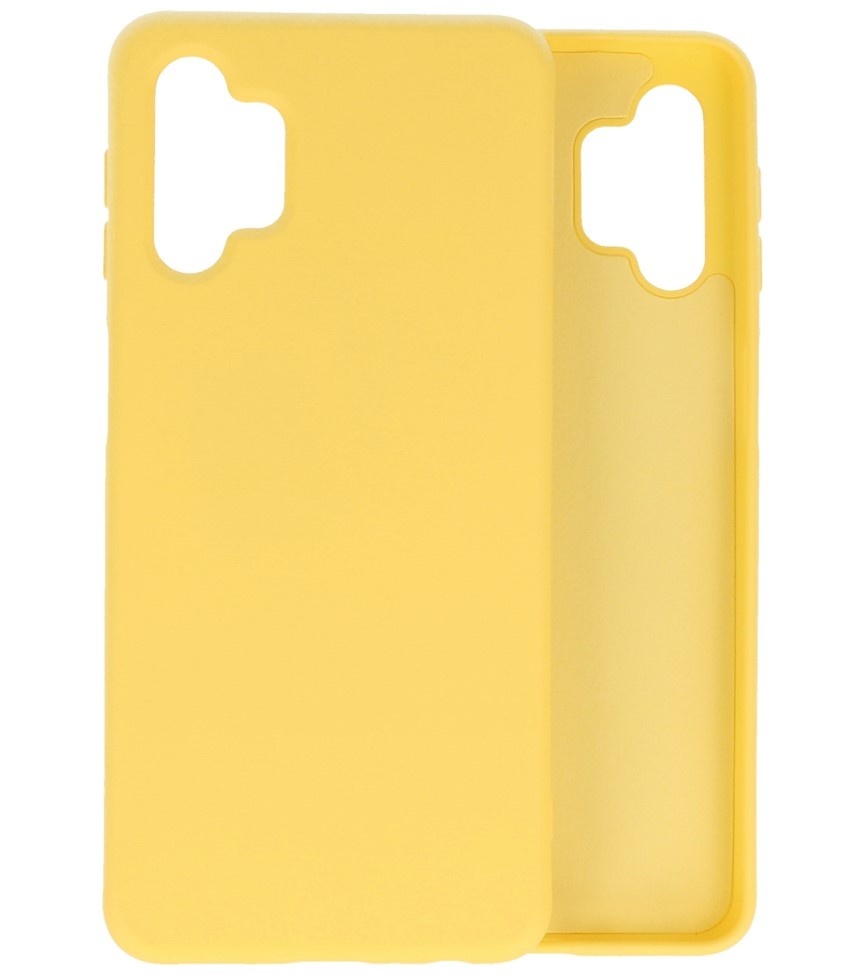 Softcase hoes voor de Samsung Galaxy A32 Geel