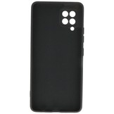 Softcase hoes voor de Samsung Galaxy A42 zwart