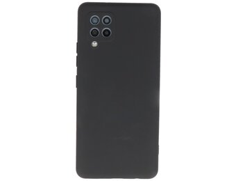 Lunso - Softcase hoes -  Samsung Galaxy A42  - Zwart