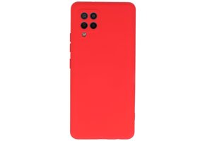 Lunso - Softcase hoes -  Samsung Galaxy A42  - Rood