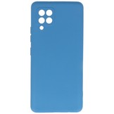 Softcase hoes voor de Samsung Galaxy A42 Blauw
