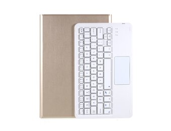 Lunso - Afneembare Keyboard Hoes - Lenovo Tab P11 Pro - Goud