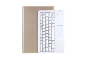 Lunso - Afneembare Keyboard Hoes - Lenovo Tab P11 / P11 Plus - Goud