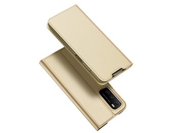Dux Ducis - Pro Serie Slim wallet hoes - Xiaomi Poco M3 -  Goud